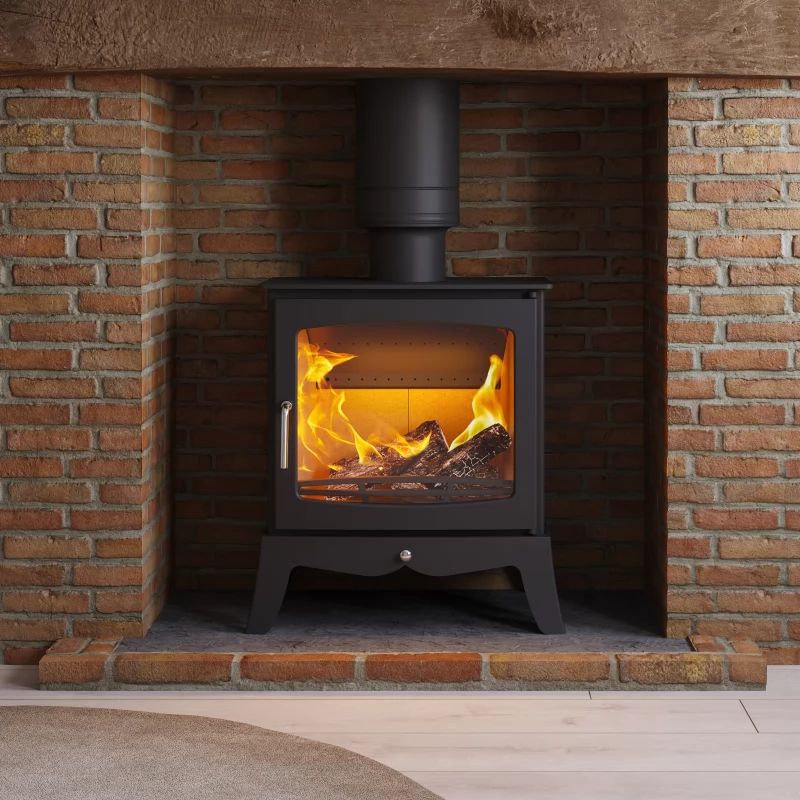 Panoramic With Cast Base stove by Ecosy+